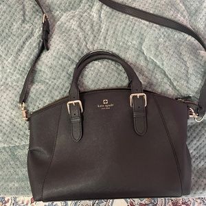 Kate Space Black Satchel